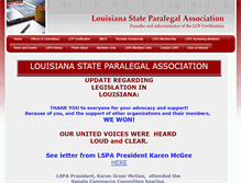 Tablet Screenshot of la-paralegals.org